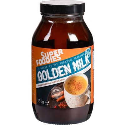 Golden milk mix powder van Superfoodies, 1 x 150 g